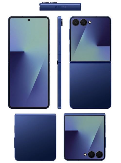 Samsung F766B Galaxy Z Flip7 5G 512 GB (Blue Shadow) ohne Simlock, ohne Branding