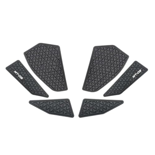 Protection réservoir moto Yamaha MT03 MT25 caoutchouc noir autocollant