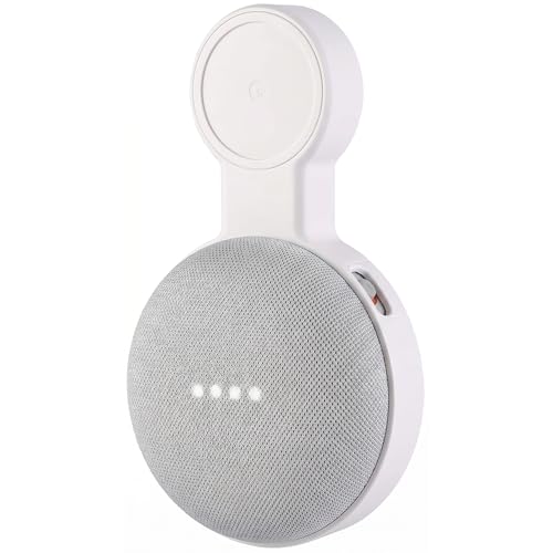 Outlet Wall Mount Holder for Google Nest Mini (1st & 2nd Gen), A Space-Saving Accessories for Google Nest Mini Speaker