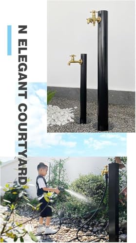 Robinet de jardin vertical en acier inoxydable fontaine à colonne d'eau - 5