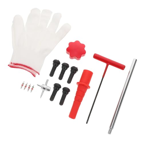 FUNOMOCYA 1 Set Tire Valve Repair Kit Multifunctional Valve Stem Removal Tool Quick Repairs Motorcycles and Fit and Easy to Use