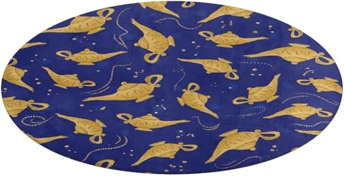 プリンセス ジーニー ジャスミン姫 ラグマット 90*90cm 80*80 90*90 丸型 洗えるラグマット 丸 カーペット 滑り止め 転倒防止 円形マット 玄関マット バスマット 洗面台 キャラクター かわいい おしゃれ