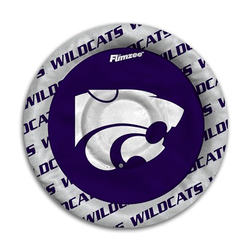 Image of YouTheFan NCAA Kansas State Wildcats Flimzee Bean-Bag Flying Disc