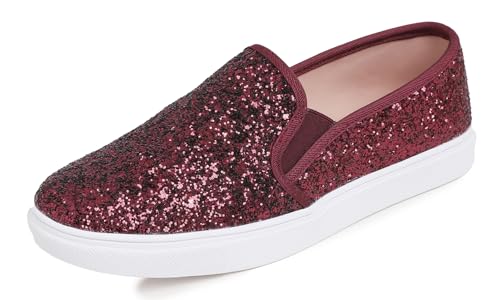 Feversole Women's Fashion Slip-On Trainer Casual Flat Loafers