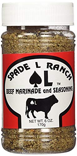 Spade L Ranch Beef Marinade and Seasoning 6 Oz. (4 Bottles 6 Oz)