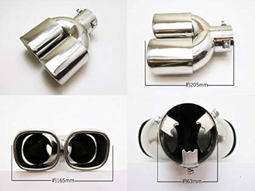 アクセラスポーツ 中間ストレートマフラー マツダスピード