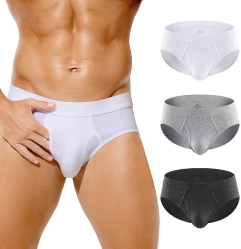 Arjen Kroos Calzoncillos Hombre Slip Algodón, Pack de 3, Apertura...