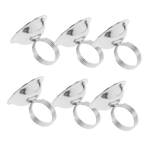 IMIKEYA 6 Piezas Clip De Matrícula Vertical Fiesta Signo De Nombre Bufé Colocar Tarjeteros Para Bodas Huéspedes Números De Mesa Para La Recepción De La Boda Ceremonia Oro Planchar Plata