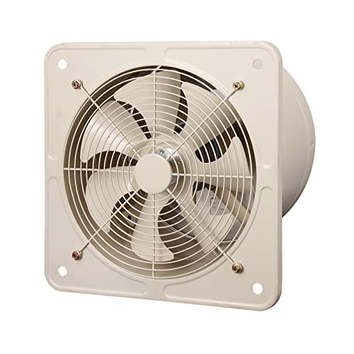 Ventilador de ventilación 6 '8' 10 'Ventilador Redondo de ventilación de Aceite de Cocina Potente Ventilador de Escape con válvula de Control Ventana de ventilación Tipo 7-Hoja,