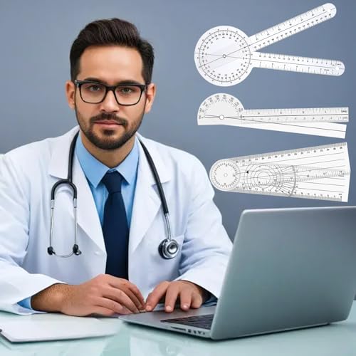 Set de goniómetros 6 piezas para terapia física miniatura 4