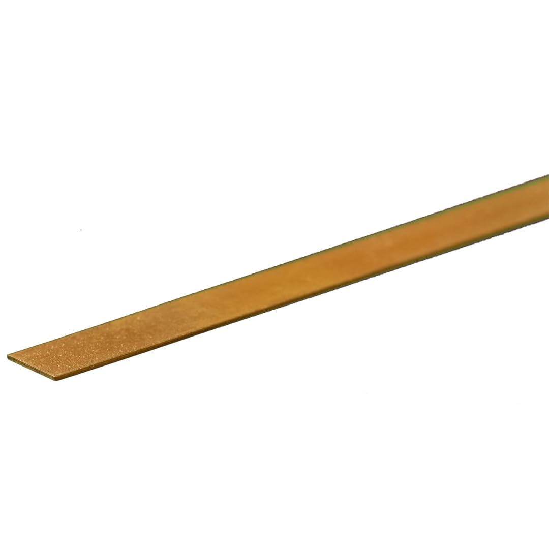 K&S Brass Strip - 0.016" x 1/4" x 12" -2