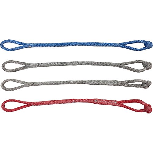 Ayoii Kite Pigtails Set: Universal Pigtails for Kite and Bar Connection, Spectra Material, Red, Grey, Blue