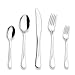 Berglander Couverts en acier inoxydable 30 pièces, couverts, ensemble de couverts, service pour 6
