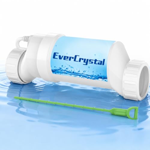 EverCrystal Salt Cell for Pool Fits for Hayward Salt Cell T-9 Chlorine Generator Cell for Salt Water Pool Up to 25 000 Gallon In-Ground Swimming Pools 2-Year Warranty