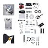 JAYGOVAN 49cc Bicycle Bike Engine Kit 4-Stroke Gas Petrol Motorized Bicycle Kit, Single Cylinder Gas Petrol Motorized Bike Engine Motor Kit Belt Drive Bike Bicycle Scooter for 26" Bikes (Belt Style) #3