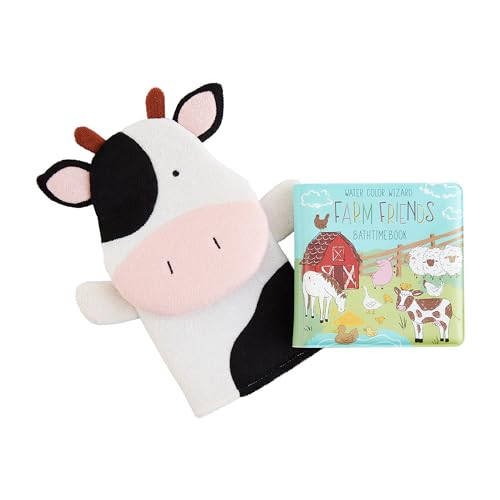 Image of Mud Pie Kids Farm Bath Book Set; 5 1/2" X 5 1/2"