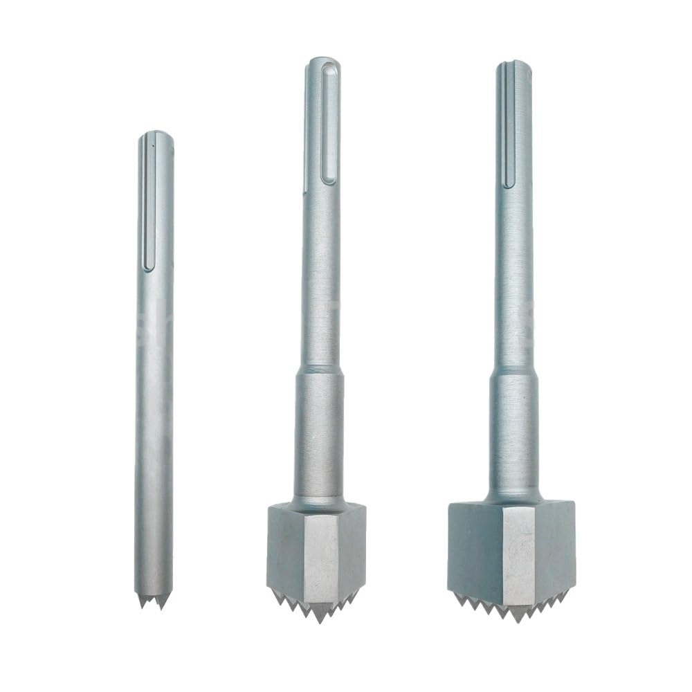 Martillo eléctrico SDS Plus de 6/22/33 dientes, cincel y pala for quitar baldosas, ladrillos, hormigón y paredes.(6 Teeth)