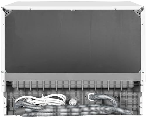 Exquisit Tischgeschirrspüler GSP206-030D weiss | Spülmaschine 55 cm freistehend | Kleiner Geschirrspüler 6 Maßgedecke | Tischspülmaschine LED Display
