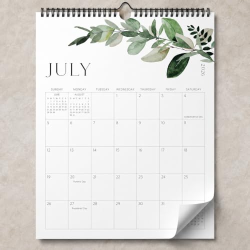 Aesthetic 2026-2027 Wall Calendar - Runs from January 2026 Until July 2027 - The Perfect Large...