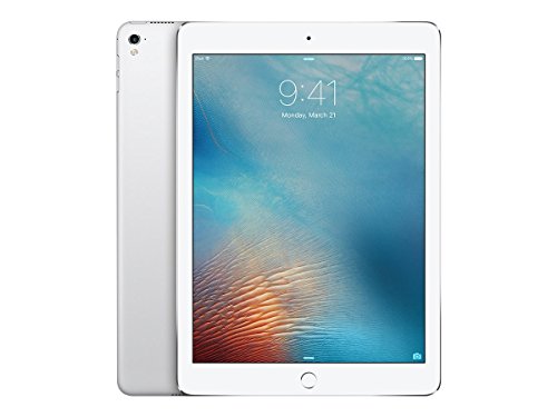 Image of iPad Pro 9.7-inch (32GB, Wi-Fi + Cellular, Silver) 2016 Model (Renewed)