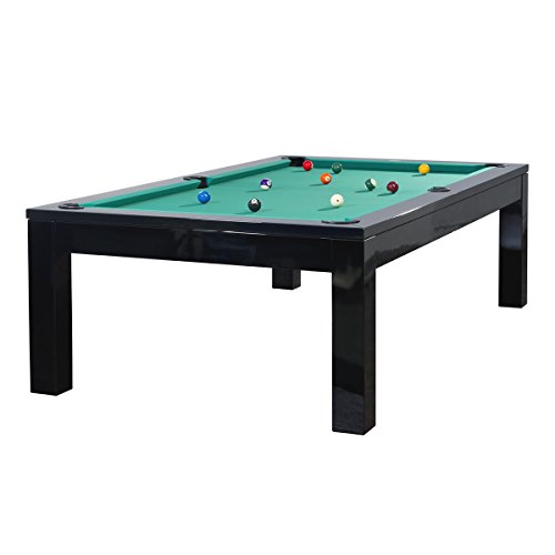Table de Billard Billiard-Royal modèle Olivia Black 8 ft. y Compris Plateau de Table avec Caoutchouc de Bande K-55 de Haute qualité et Libre Choix du Tissu....