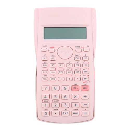 Hsthe Sea Calculadora científica Calculadora de Funciones científicas de ingeniería portátil con 240 Funciones adecuadas para Estudiantes de Escuela, Profesores, oficinas comerciales (Rosa)
