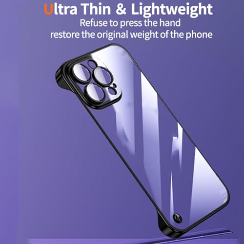 Coque iPhone 14 Pro Max fine sans bordure avec protection d'objectif photo