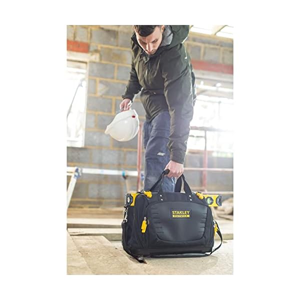 Stanley Fatmax Quick Access Werkzeugtasche FMST1-80147 (mit 4 Fächern, 2 davon mit Reißverschlüssen, aus 600 x 600… – Bild 7