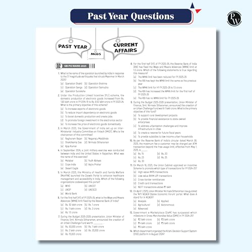 Image of PW Half Yearly Current Affairs Magazine Vol. 1 January to June 2025 By Krati Singh | For SSC, Banking, Teaching, Railway, Defence and Other ... English Edition [Paperback] Krati Singh