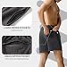 Imagen de Casey Kevin Pantalon Corto Hombre Algodón Cremallera Bolsillos Deporte Gimnasio Pantalón Running Calzonas Fútbol Baloncesto Verano Shorts Tenis Deportivo Gym Cortas Regalo