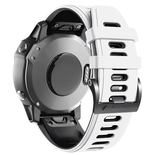 Correa de silicona de 22mm impermeable para Fenix 7 y 8 2