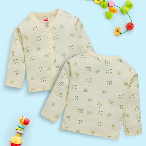 Image of LuvLap Unisex Cotton Regular Fit Jhabla Shirt