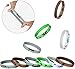 JOVITEC Pixel Style Character Wristband Bracelets Silicone Wristbands, Pixelated Theme Bracelet Designs for Themed Style Party Supplies(24 Pieces,Style 1)