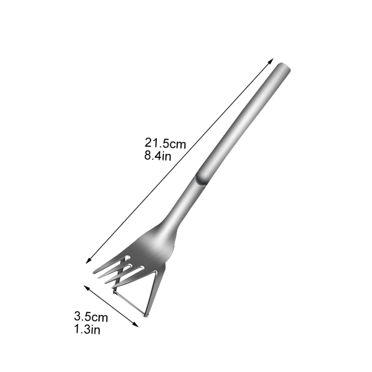 SOLUSTRE Watermelon Cutter Fork Fruit Cutting Tool Creative Watermelon Serving Gadget for Cubes Lightweight Portable Design for Parties and Outdoor Use