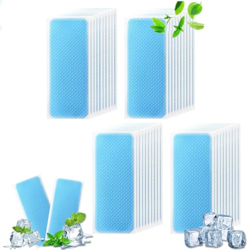 40 Stück Kühlpflaster, Kühlpads Gel, Fieberpflaster für...