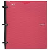 Five Star Flex NoteBinder, 1 Inch Binder, Customizable, Notebook and Binder All-in-One, Red (29326AB2)