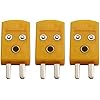 10pcs K-Type Male Female Wire Connectors Plug Thermocouple Temperature Sensors Miniature Socket Cable Connector