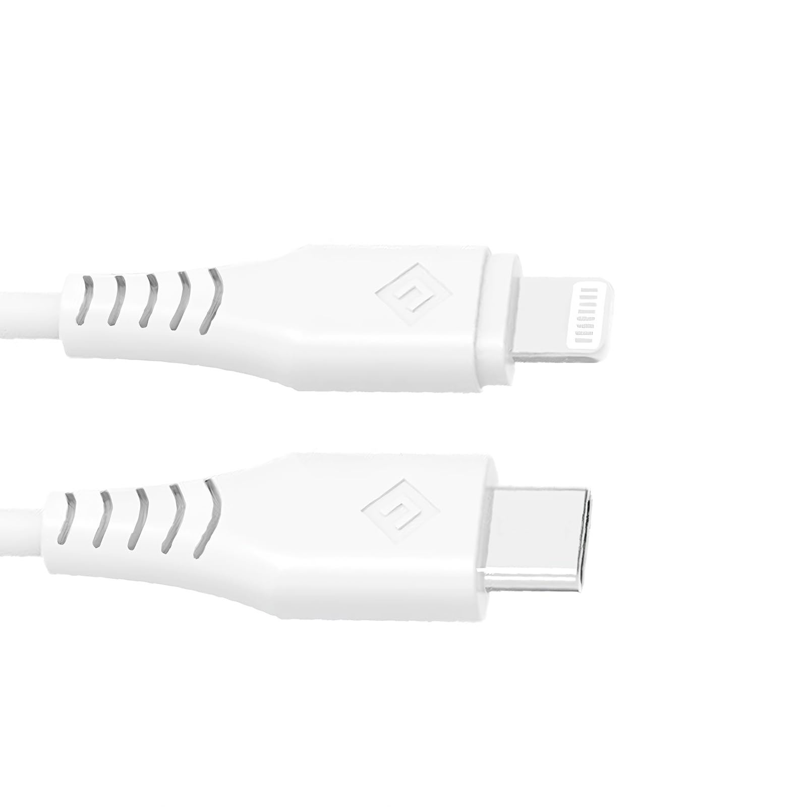 Novoo Omars Type-C iPhone Lightning Hızlı Şarj Kablosu Beyaz 1.8 Metre