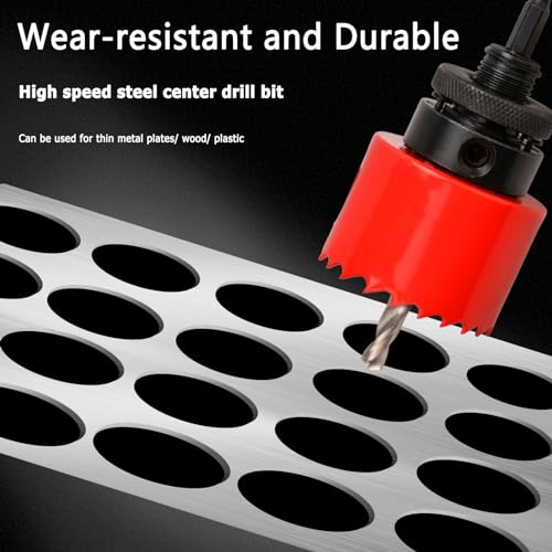GUOQEE 76mm Hole Saw with Quick Change Arbor, Hole Drilling Cutter HSS BI-Metal for Wood Plywood, PVC, Drywall and Metal Sheet - Image 4