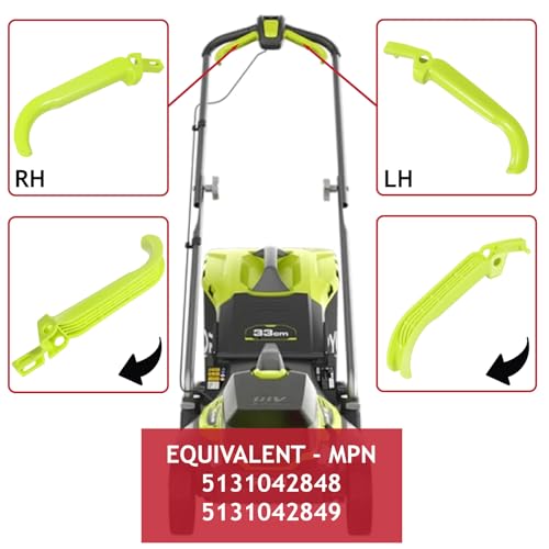 Spares2go Zestaw dźwigni przełącznika do kosiarki Ryobi OLM1833B 18V ONE+ (lewa + prawa ręka)