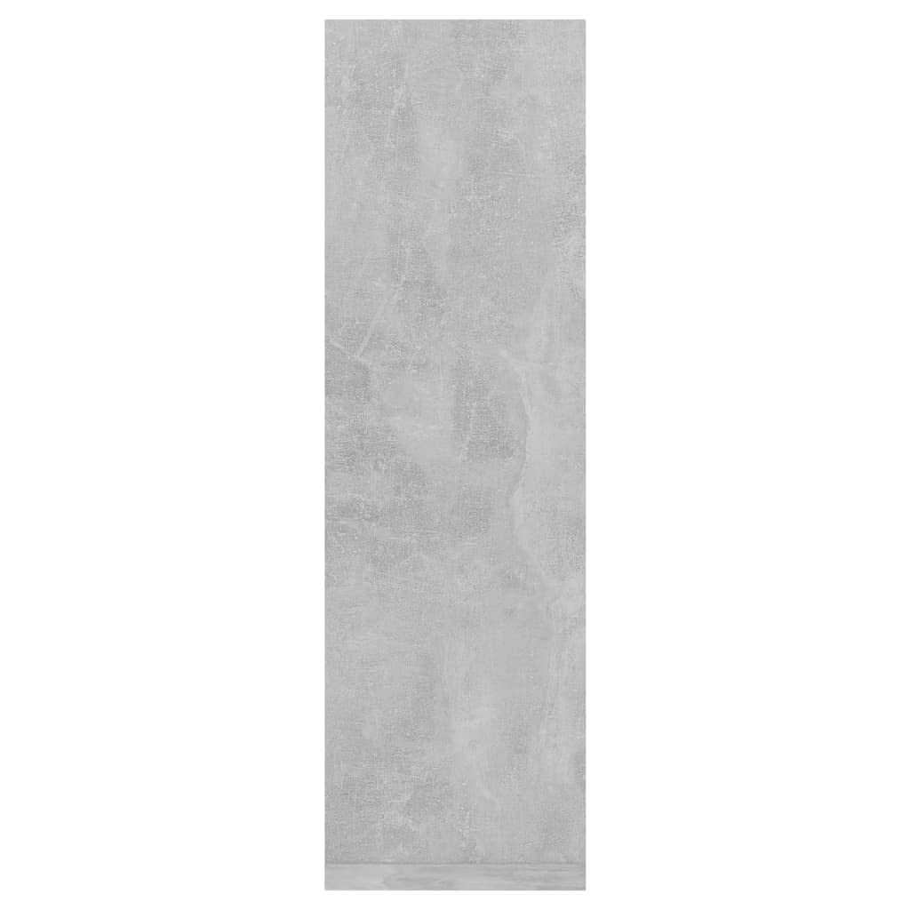 vidaXL Mensole a Muro 2pz Grigio Cemento 50x15x50cm Legno Multistrato
