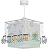 Dalber – Lampada da soffitto E-27, Il treno notturno, Multicolore, 24 x 32 x 21.5