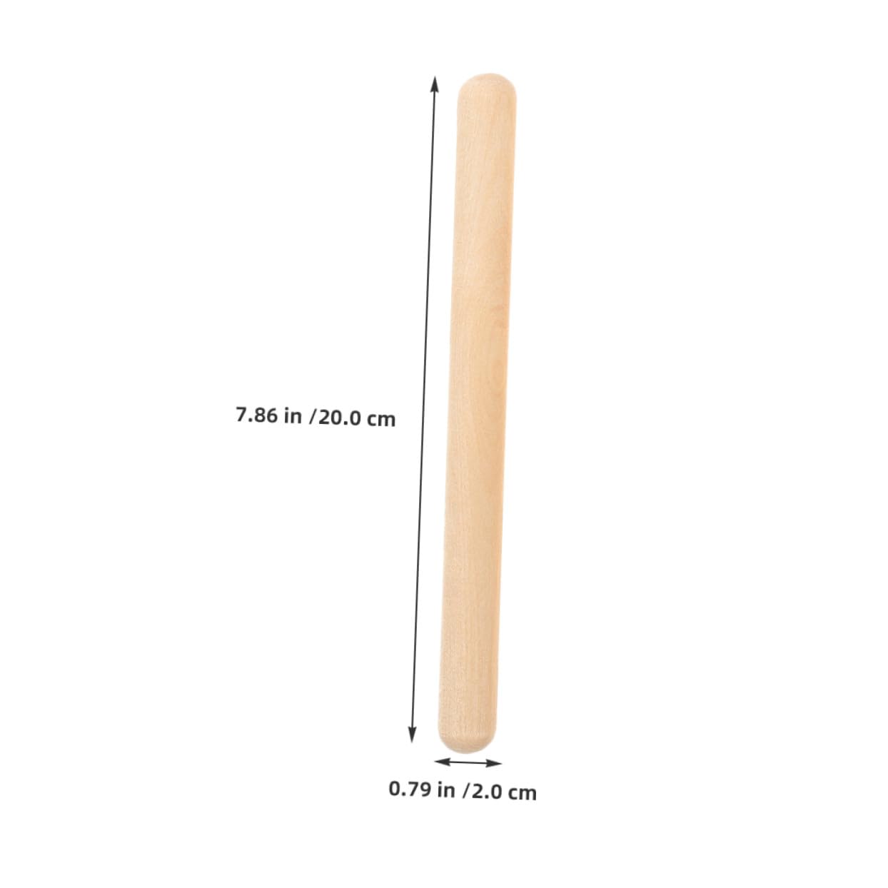 TOYANDONA Bastoni Ritmici in Legno 32 Pezzi Bordi Arrotondati Giocattolo Musicale Educativo Sicuro per Ragazzo Ragazza Uso Interno ed Esterno Strumenti Percussione