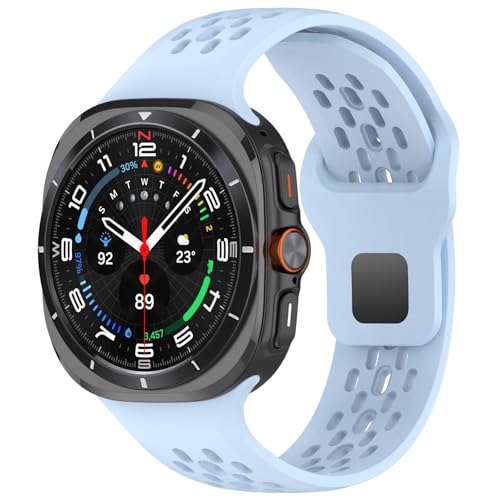 Pulsera transpirable para Galaxy 7 Ultra 47mm con diseño de silicona suave anticaídas