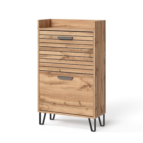 Vicco Mueble zapatero Amber Roble Wotan