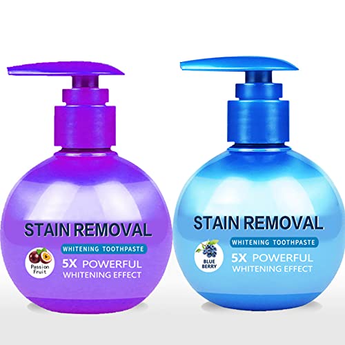 Magik 2-4 Pack Intensive Stain Removal Whitening Toothpaste Baking Soda Fight Bleed (Passion Fruit, 2 Pack) #TOP7