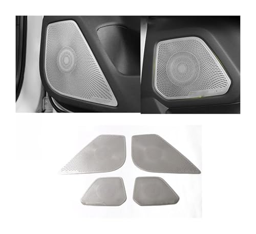 Cache-Haut-Parleur de portière pour Mitsubishi Outlander 2022-2024 Noir B-SS