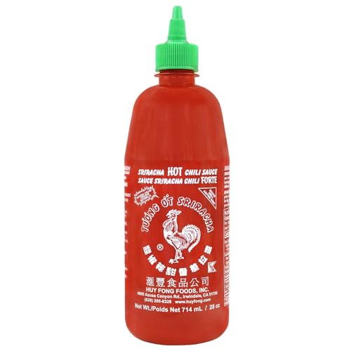 Huy Fong Sriracha Hot Chili Sauce 28oz, Pack of 1, 740ml