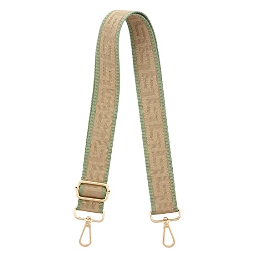 Image of Adjustable Handbag Strap Wide Purse Strap Replacement Shoulder Crossbody Bag Strap Khaki Green