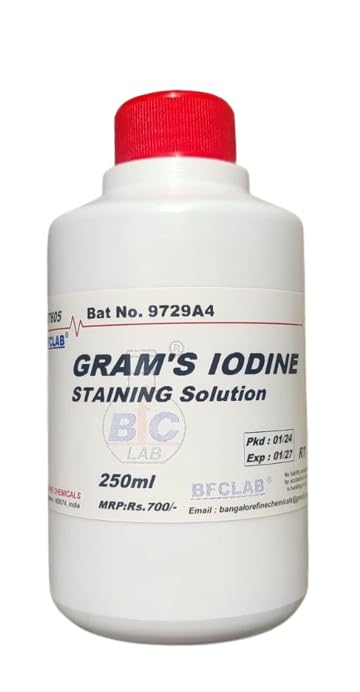 See full amazon price history chart for GRAMS IODINE STAINING Solution - 250ml GRAMS IODINE STAINING Solution - 250ml (B08WRNG9MK) Amazon Price History, Amazon Price Tracker